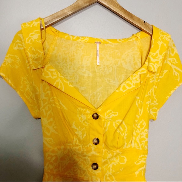 Free People A Thing Called Love Mini Dress Sz 10 - Picture 7 of 10